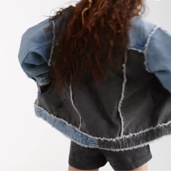 Blue/Black Denim Jacket - Picture 5 of 5